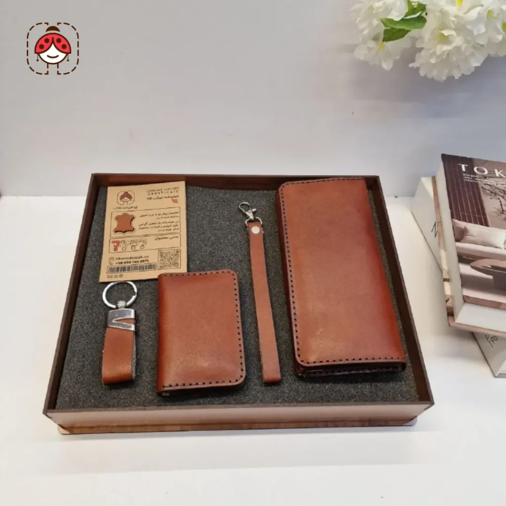 ست بیتا قهوه ای ساده